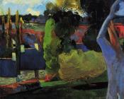 保罗 高更 : Farm in Brittany